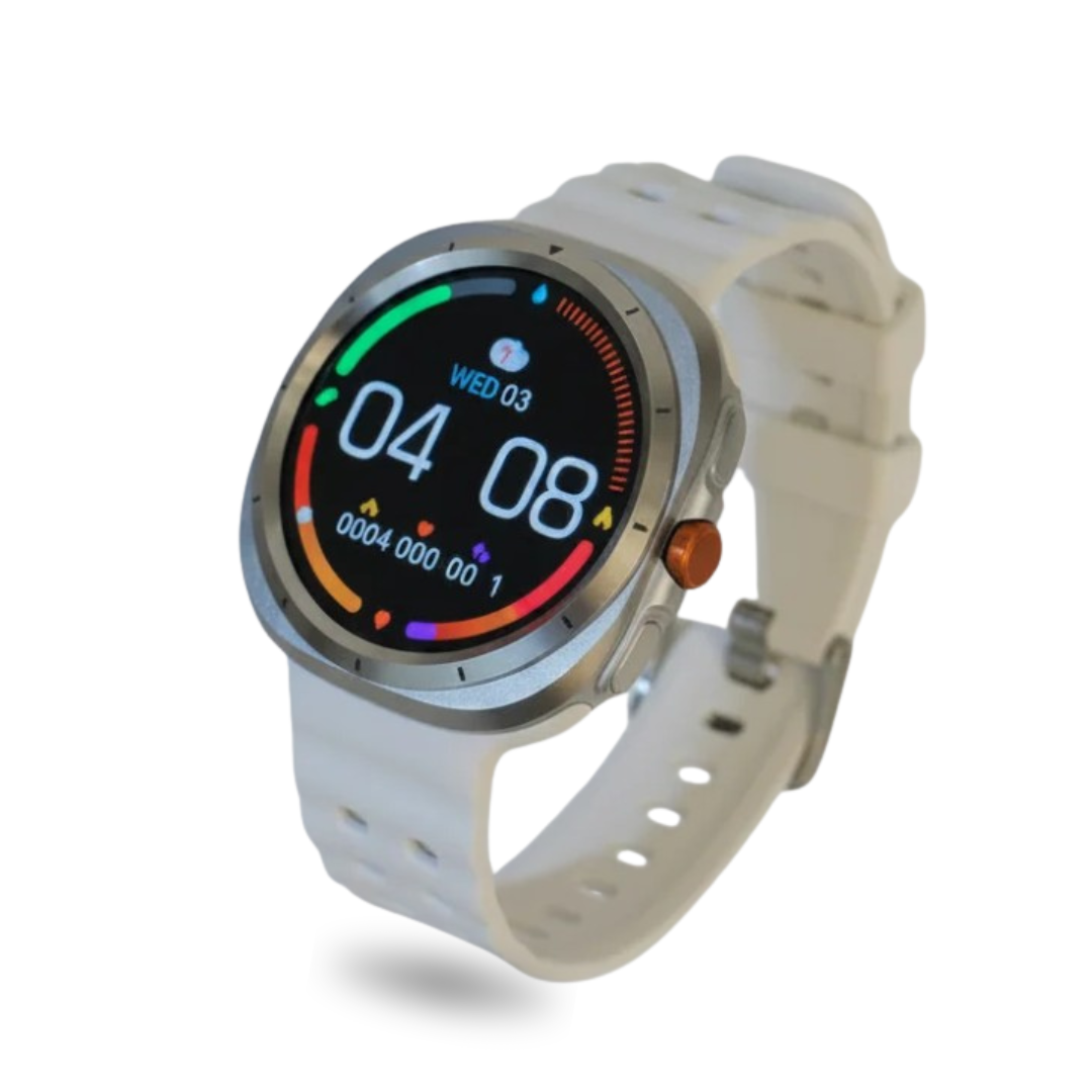 Premium White Round Smartwatch Ultra