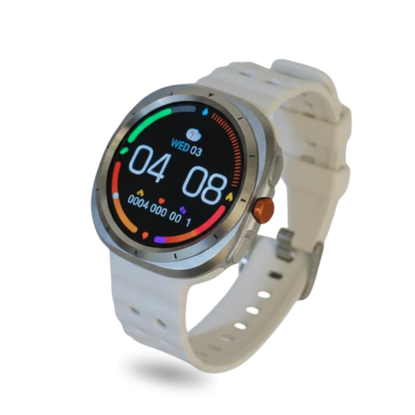 Premium White Round Smartwatch Ultra