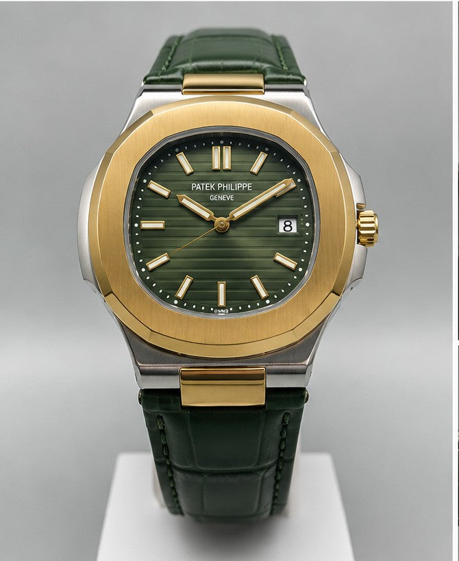 Patek Philippe Luxury Green & Gold Watch