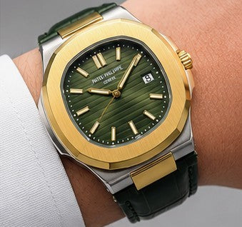 Patek Philippe Luxury Green & Gold Watch